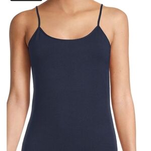 Time & Tru Dark Blue Adjustable Strap CL (16-18) Cami